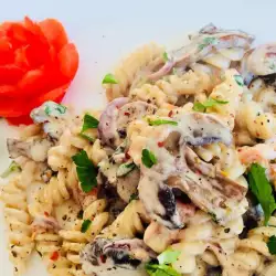 Fusilli with Vegetables and Cream