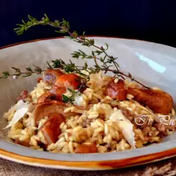 Risotto met paddenstoelen