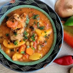 Pea, Pork and Potato Stew