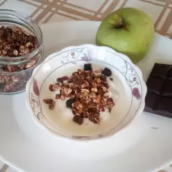 Granola de casă cu ciocolată