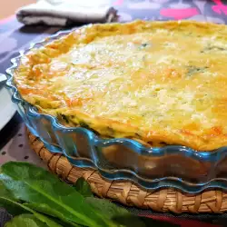 Irresistible Quiche with Spinach, Dock and Cream