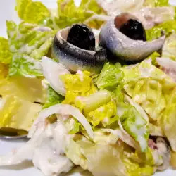 Ensalada verde con atún y anchoas