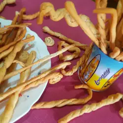 Palitos salados y grissini para una fiesta infantil