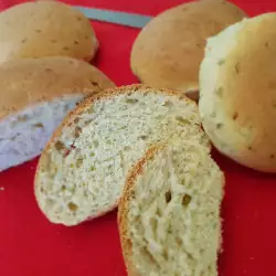 Bread Rolls with Chives and Olives