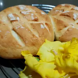 Bread Buns with Milk in a Baking Bag