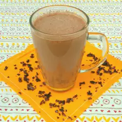 Batido de cacao con plátanos