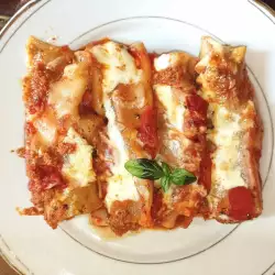 Cannelloni mit Hackfleisch im Ofen