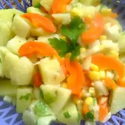 Potato Salad with Corn and Parsley