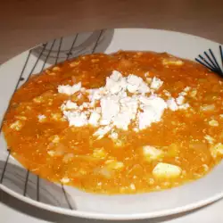 Leeks and White Cheese Porridge