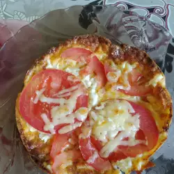 Keto Pizzabrot mit Frischkäse