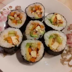 Gimbap con verduras