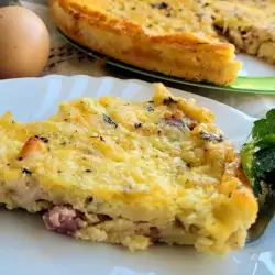 Quiche de bacon y queso