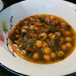 Nettle and Chickpea Stew