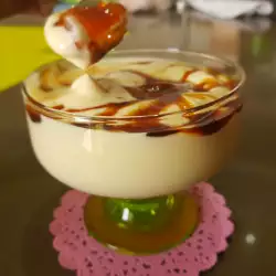 Sabayon Creme mit weißer Schokolade