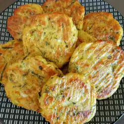 Oven-Baked Zucchini Patties with Corn Flour