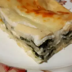 Lasagne mit Gorgonzola und Spinat