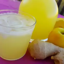 Aromatic Water from Lemon, Apple, Ginger and Celery