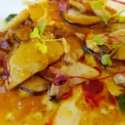 Porcini Mushrooms in Butter, Honey and Egg Yolk