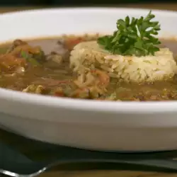 Mushroom Stew with Rice