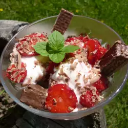 Sundae de fresa