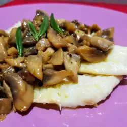 Tender Hake with Lemon Mushrooms