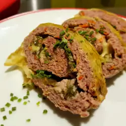 Festive Meat Roll Wrapped in Sauerkraut Leaves