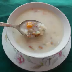 Dairy Chicken Soup with Buckwheat