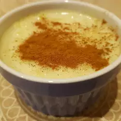 Arroz con leche, vainilla y canela