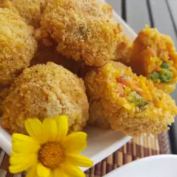 Croquetas veganas de zanahoria con deliciosa salsa