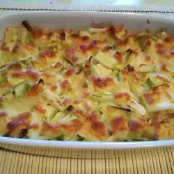 Gratin sa prazilukom i krompirom