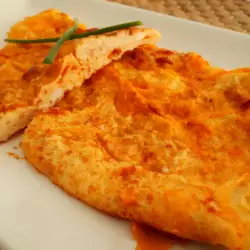 Омлет с чоризо (tortilla de sobrasada)