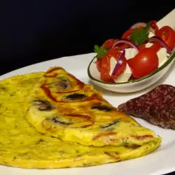 Omlet sa pečurkama i paprikama