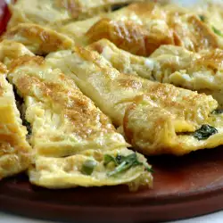 Omelette with Ham and Spinach