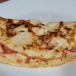 Omlet sa mekim sirom i paradajzom