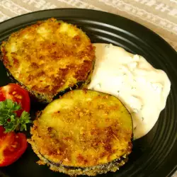 Crumbed Eggplants with Cream Sauce