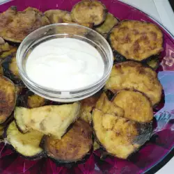 Crispy Eggplant with Garlic Sauce