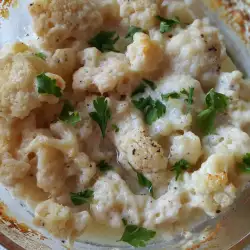 Coliflor al horno con queso Cachota