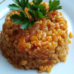 Pilaf with Bulgur and Tomatoes (Original Turkish Recipe)