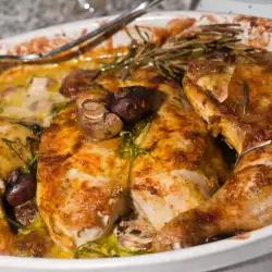 Chicken with Mushrooms and Olives