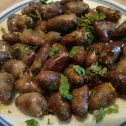 Pan-Fried Chicken Hearts in Butter