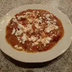 Pepper Porridge with White Cheese