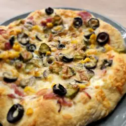 Ham and Corn Pizza