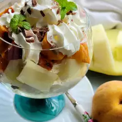 Fruit Salad with Whipped Cream