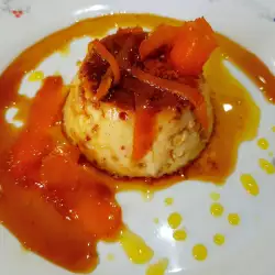 Flan de portocale cu cremă de ouă