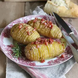 Potato Fans with Bacon