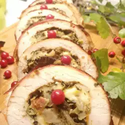 Festive Turkey Roll with Cheddar