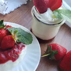 Light Strawberry Panna Cotta