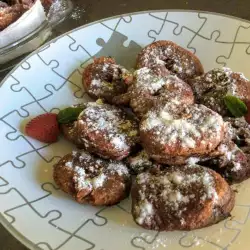 Strawberry Donuts with Dark Chocolate