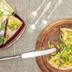 Leek and Almond Quiche