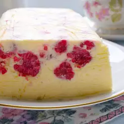 Semifreddo with Raspberries